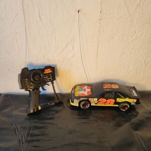 Vintage Bright Havoline #28 Ford Thunderbird RC Car Remote Control 49.86MHz